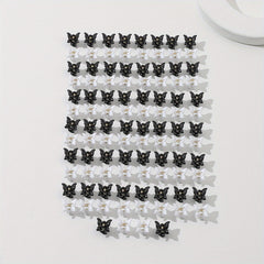 100pcs Mini Butterfly Shaped Hair Claw for Women Girls Baby Toddlers