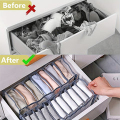 Drawer Divider Socks Organizer Storage Box Compartments