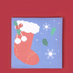 50 Sheets Cartoon Christmas Sticky Notes for Students - Tearable Notepad