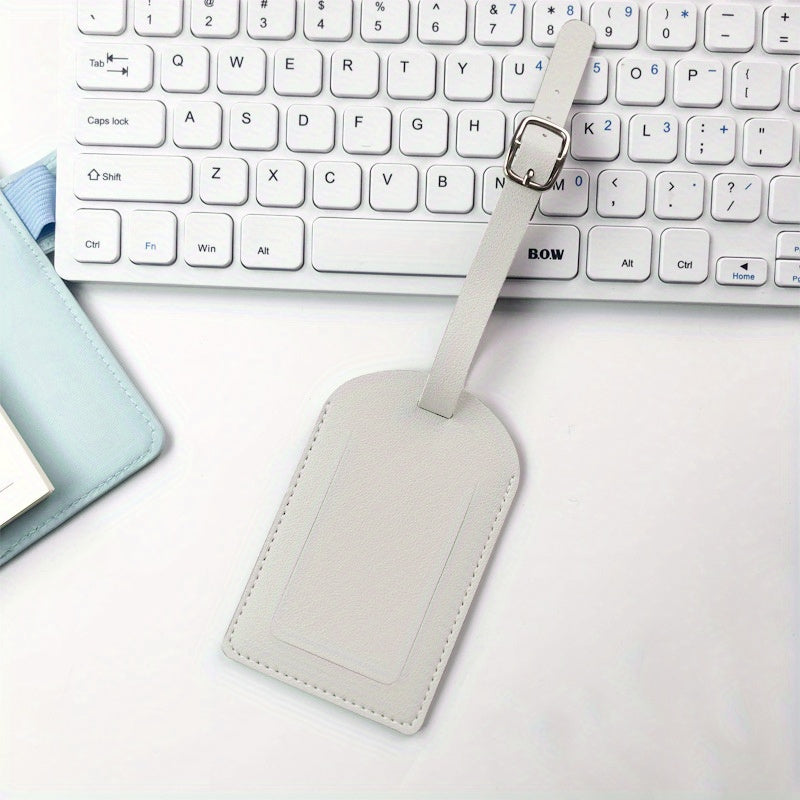 PU Leather Luggage Tag Flap Travel Accessories