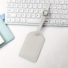 PU Leather Luggage Tag Flap Travel Accessories