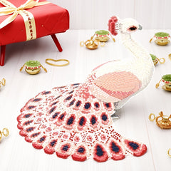 6518pcs Peacock Building Blocks 3D Ornaments Unzip Toy Interior Decoration