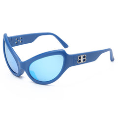 Y2K Cat Eye Frame Sunglasses with Packaging Box