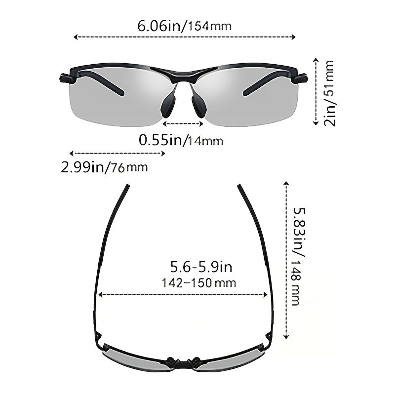 Polarized Changing Sunglasses Night Vision Glasses