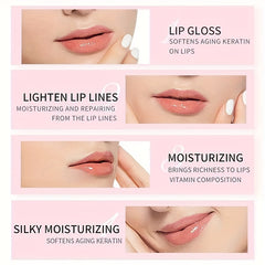 10pcs Hydrating Pink Lip Mask Patches - Moisturize & Revitalize Lips