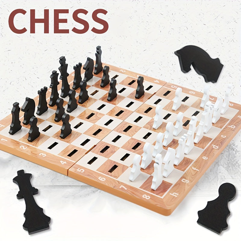 Cuteey Chess: Clever, Fun, Coordination, Logical, Wooden