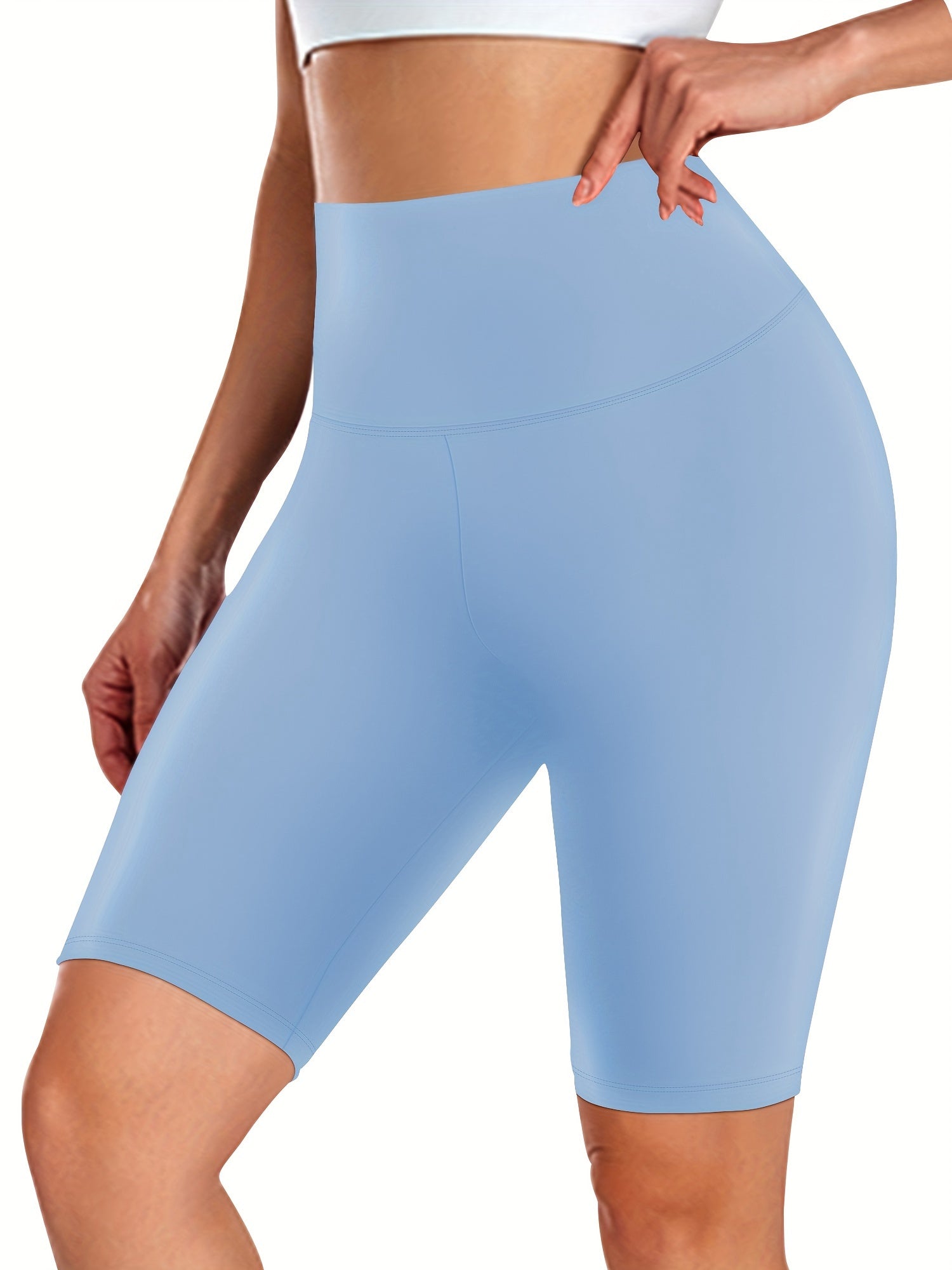 Women's High Stretch Yoga Shorts - Slim Fit and Comfortable