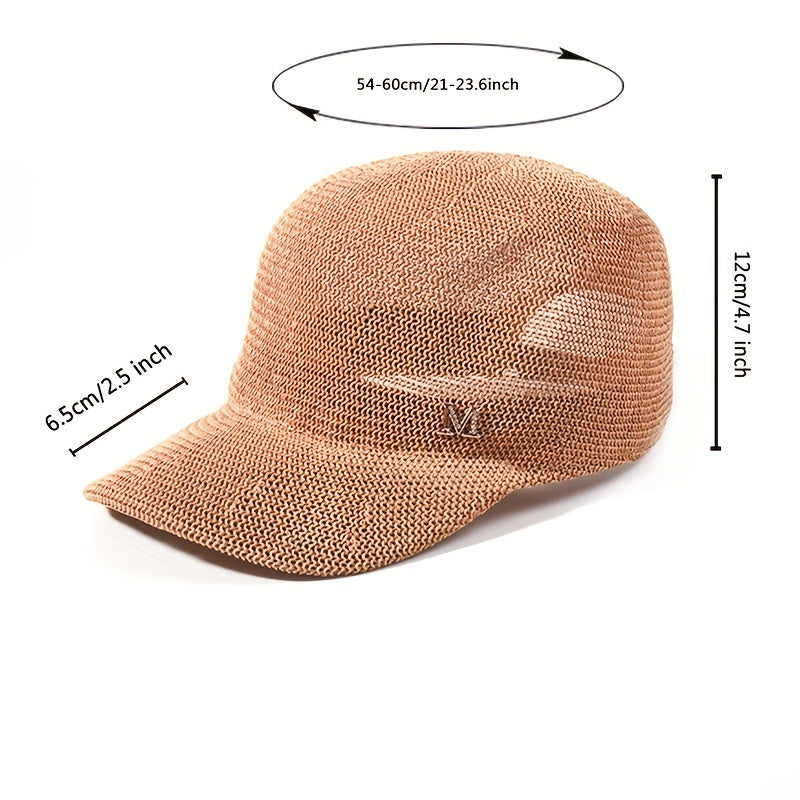 Unisex Adjustable Breathable Baseball Cap with Embroidery