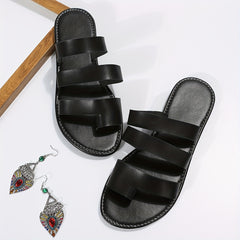 Waterproof Open toe Flat Sandals Women's Beach Shoes
