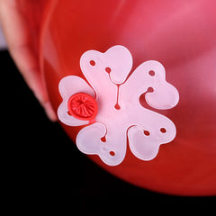 10 Pcs Plume Shaped Balloon Clips for Events