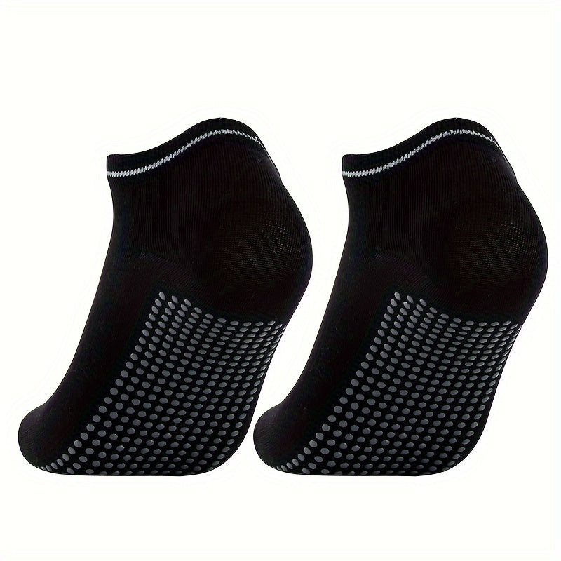 5 Pairs Non slip Low Cut Ankle Socks Women's Stockings