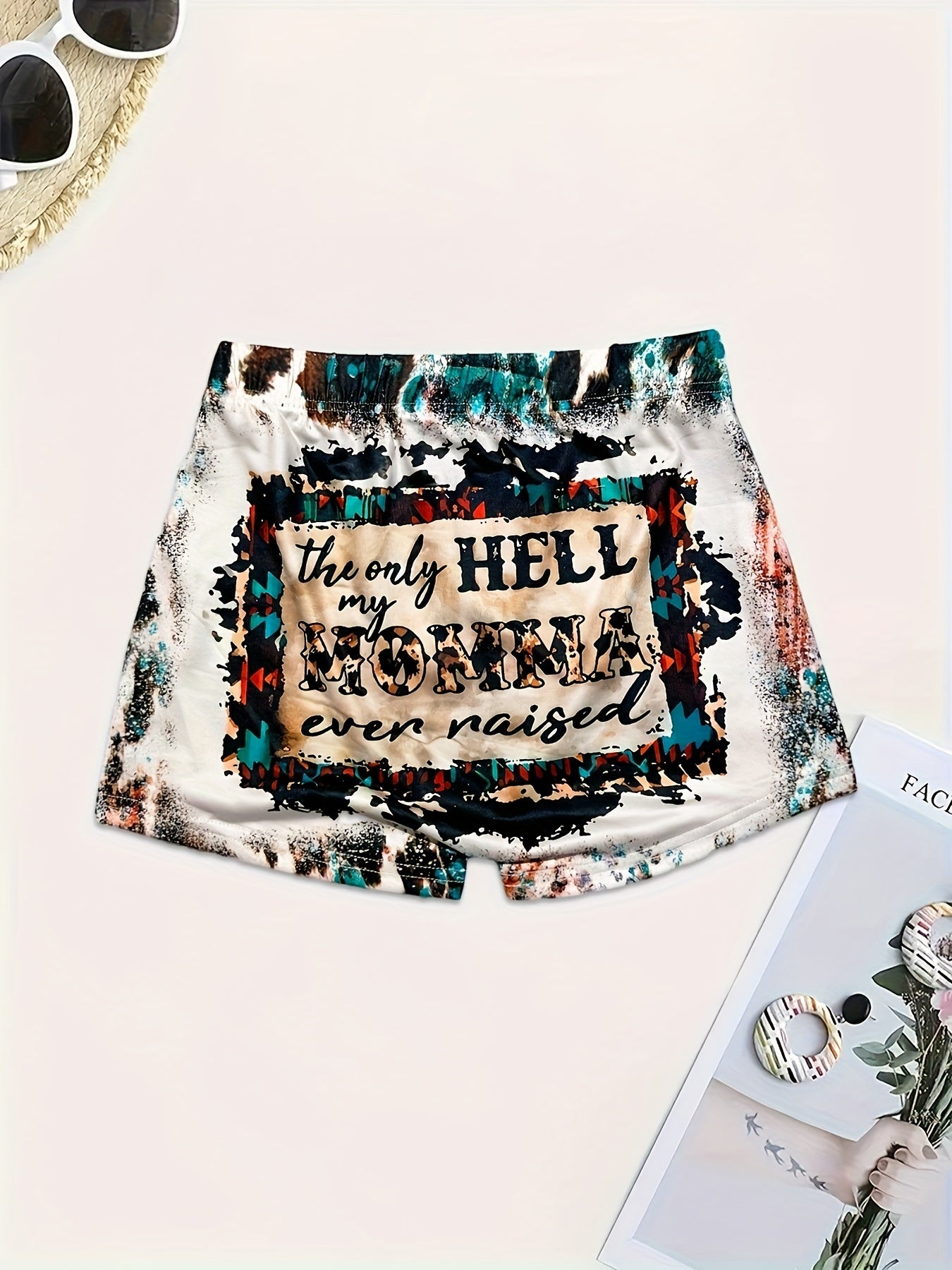  Sexy Leopard Print Distressed High Rise Skinny Shorts