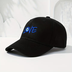Devil's Eye Embroidery Baseball Cap LOVE Couple Dad Hat