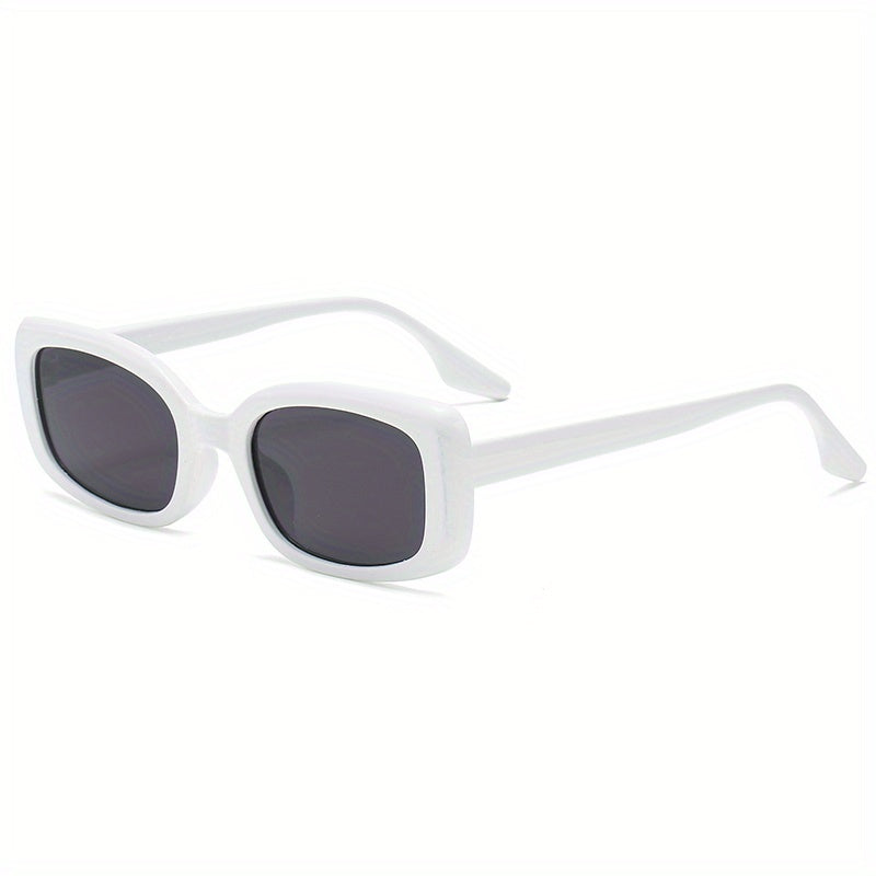 Y2K Rectangle Sunglasses UV400 Anti Glare for Men Women