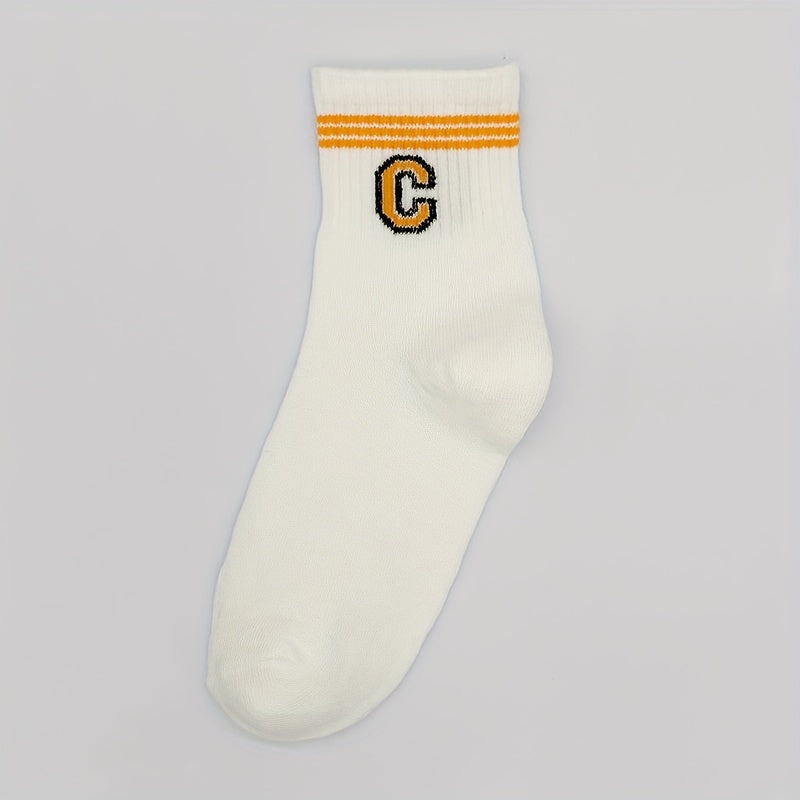 10 20 30 Pairs Letter Print Socks Short Women's Stockings