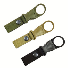 Tactical Nylon Bottle Hanging Clip for Outdoor Camping