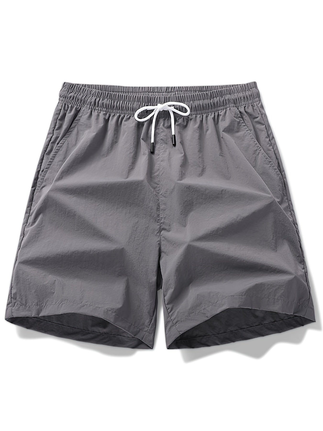 Quick Dry Men's Drawstring Shorts for Summer Gym Workout