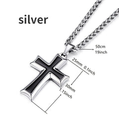 Men's Creative Cross Hip Hop Necklace