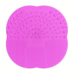Flower-Shaped Makeup Brush Cleaning Pad