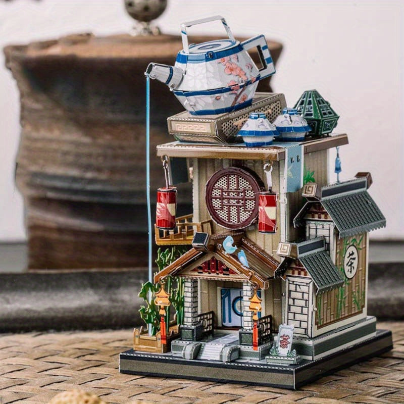 Microscopic Scene 3D Metal Assembly Puzzle High Difficulty DIY