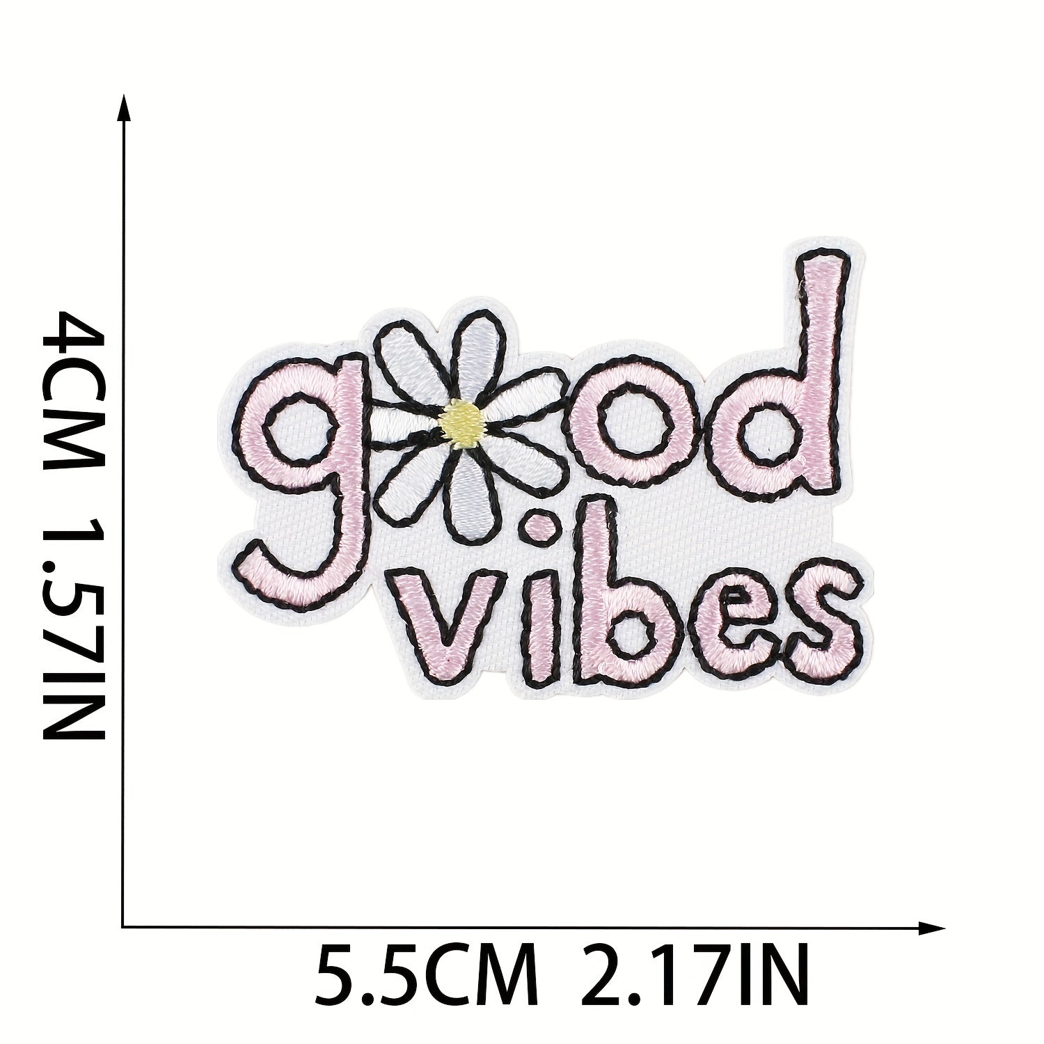 16pcs Embroidered Cloth Bag Patches - Colorful Hot Transfer Printing
