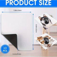 Blank Mouse Pad DIY Print Mouse Pad 10/30/50pcs