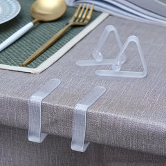 8pcs Plastic Tablecloth Clips - Durable & Reliable - for Various Tables