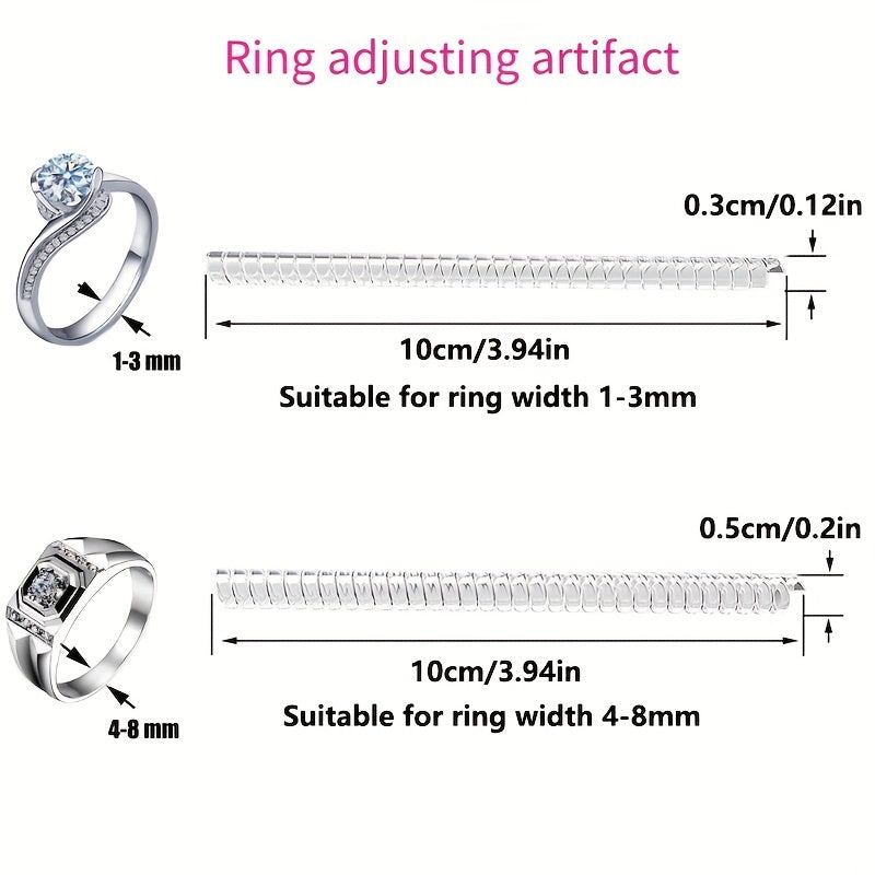 Ring Adjustment Tool for Resizing Rings with Transparent Sleeve - Ring Sizer