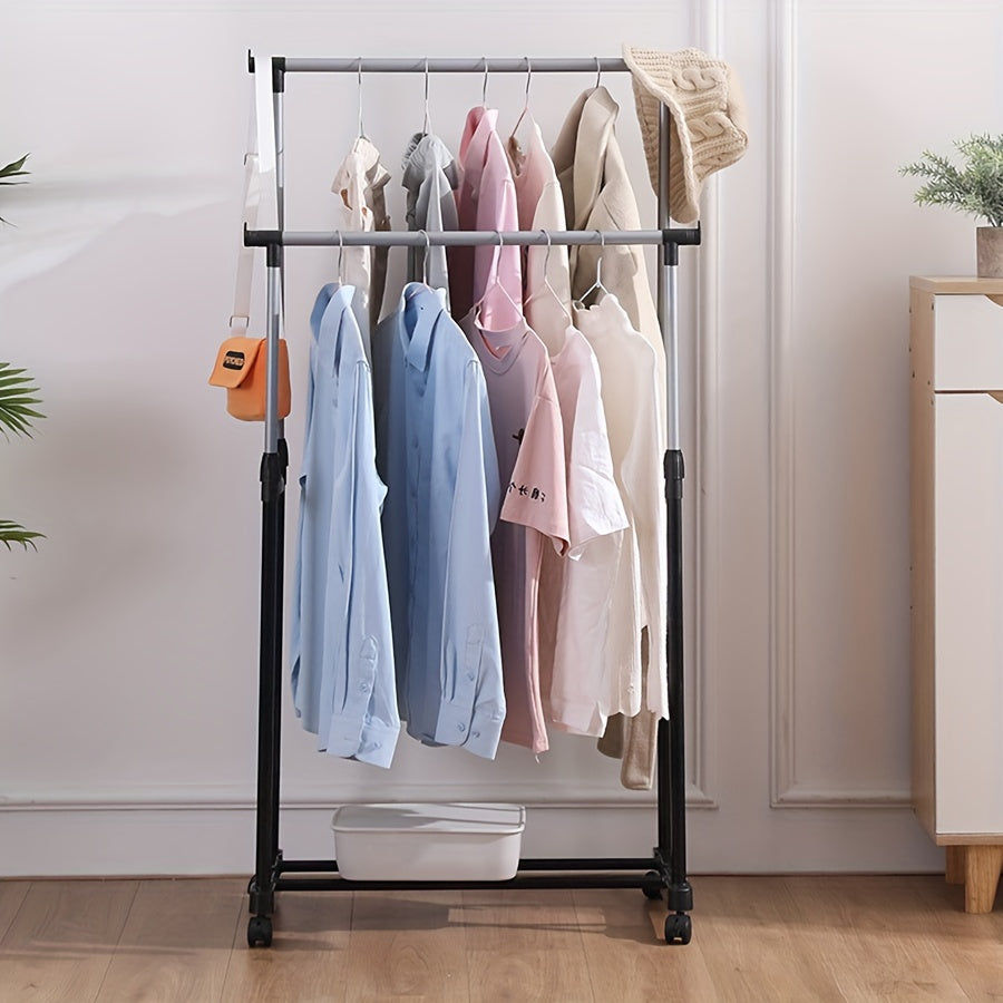 Coat Rack Shoes & Hats Floor Shelf Bedroom Storage