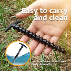 20pcs Tent Screw Nails Stakes for Camping