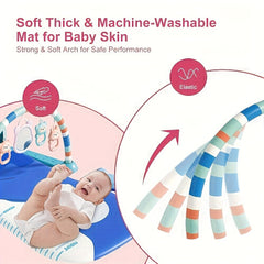 5pcs Infant Educational Game Mat Set w/ Handheld Game Mat & Music Pedal Piano