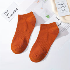 10 Pairs Women's Soft Lightweight Short Ankle Socks Solid Low Cut Stockings
