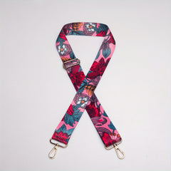 Colorful Flower Pattern Shoulder Strap for Purses