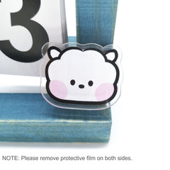 Cartoon Animal Bilayer Clip For Notebook Ticket