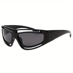 Y2K Wrap Around Sports Sunglasses UV400 Sun Shades for Outdoor Activities