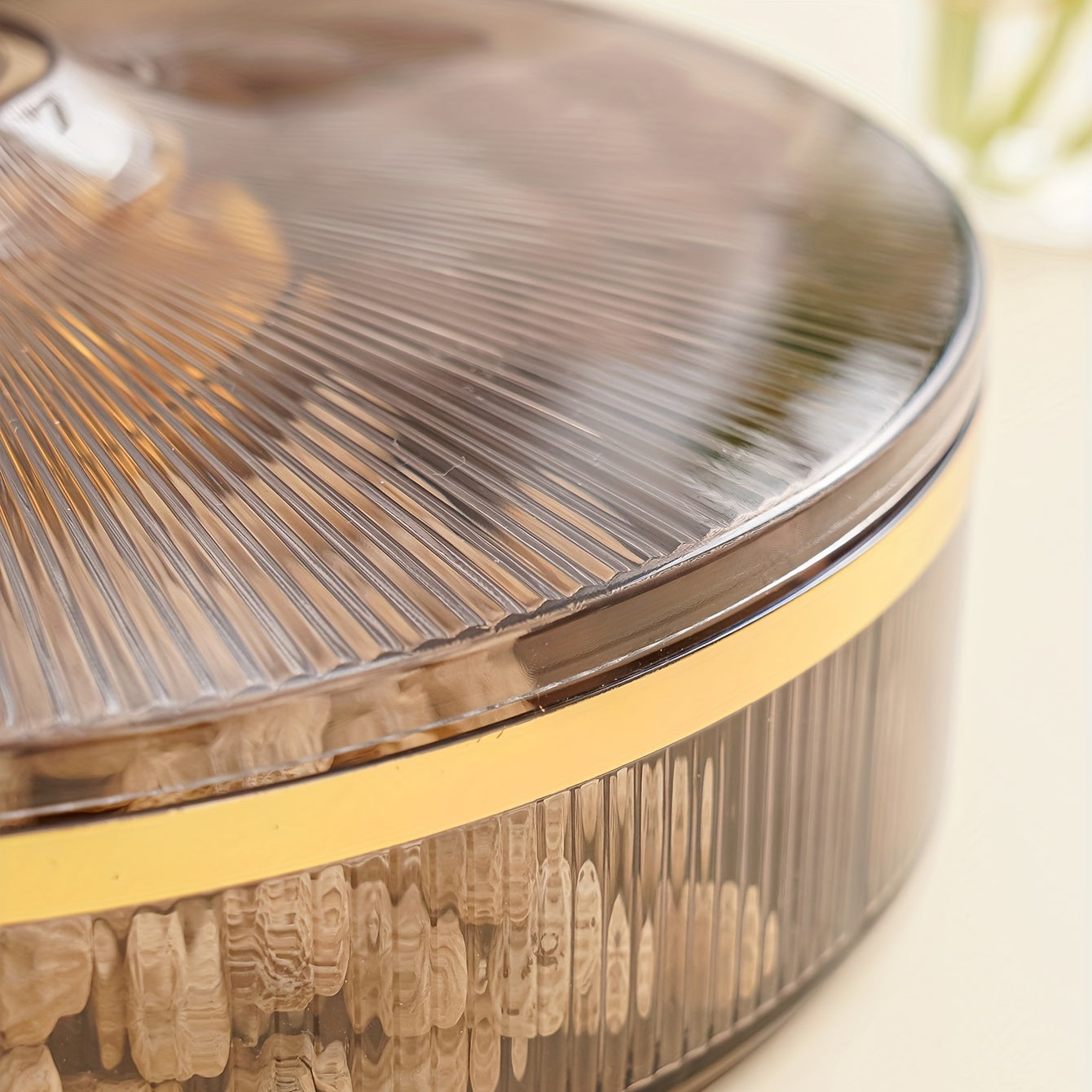 Golden Candy Server Snack Storage Box For Wedding Party