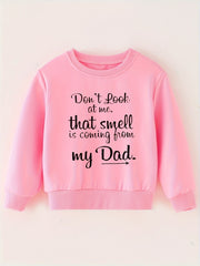 Baby Round Neck Sweatshirt Long Sleeve Pullover