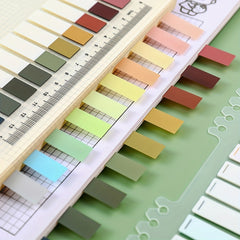 Morandi Sticky Notes 20 Sheets - Fluorescent Index Sticker