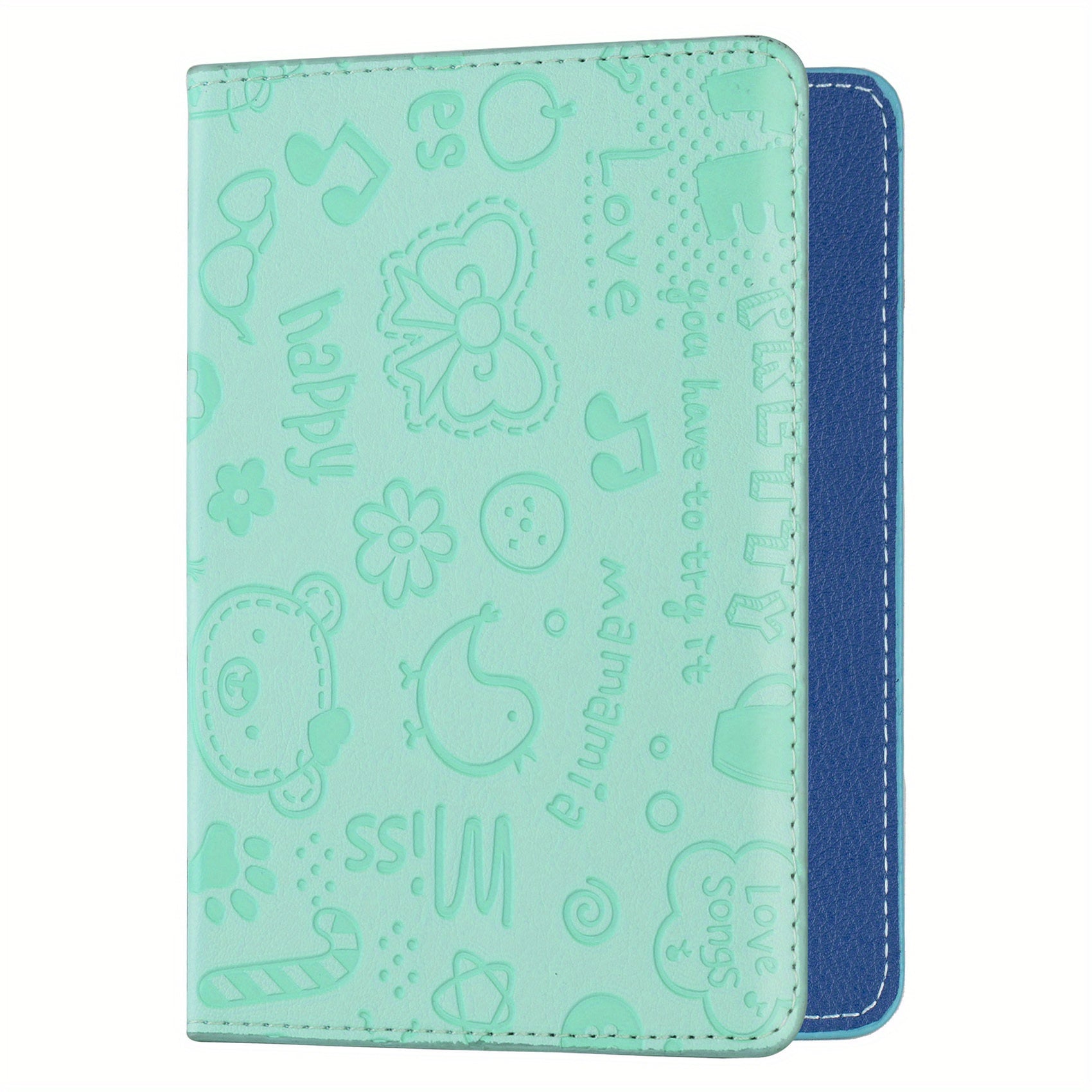 Cartoon Travel Passport Holder Passport Cover For Women & Men