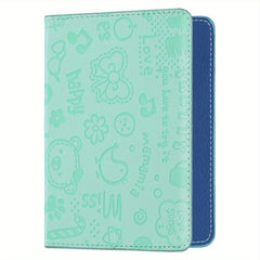 Cartoon Travel Passport Holder Passport Cover For Women & Men