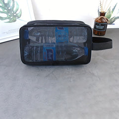 Portable Mesh Toiletry Bag Cosmetic Bag Travel Storage Bag