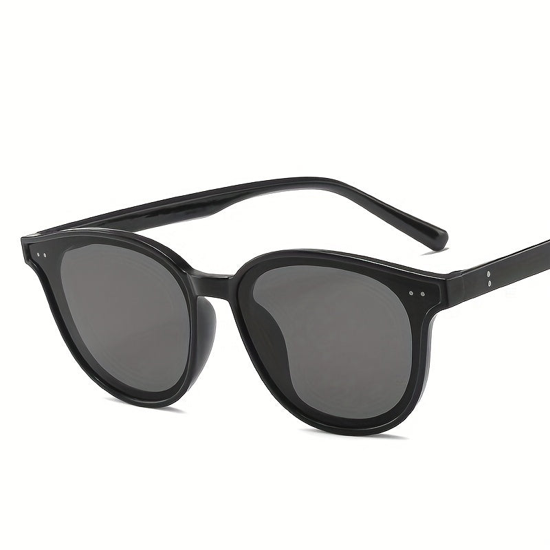 Round Sunglasses Mod Rivet Anti Glare UV400