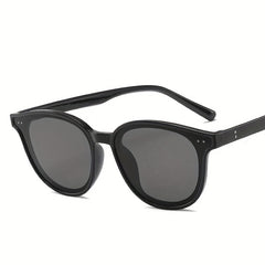 Round Sunglasses Mod Rivet Anti Glare UV400