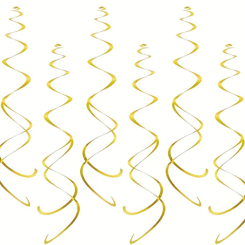 30pcs Foil Swirl Hanging Decoration Party Supplies