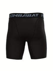 4pcs Men's Compression Sport Boxer Briefs Quick Drying Performance
