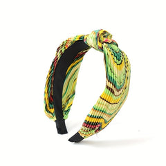 Boho Rainbow Headband Wide Headdress Hair Accessories For Women Girls
