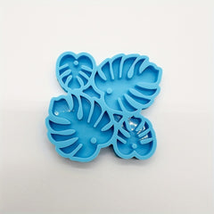 Turtle Back Bamboo Leaf Earring Silicone Mold for Resin