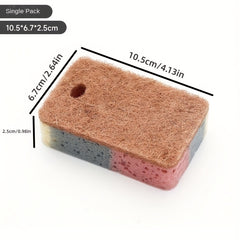 Wood Pulp Kitchen Sponge Wipe Strong Decontamination Dish Cloth Rag