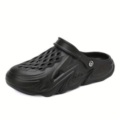 Men's Lightweight Comfy Clogs Hollow Out Non Slip Garden Shoes