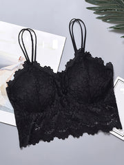 Lace Wireless Bra Double Straps Intimates Bra